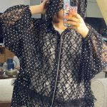 بامبر دانتل کلاه دار  مشکی